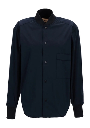 Plan C button cotton shirt - Black