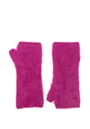 absolut cashmere Karolina fingerless cashmere gloves - Pink