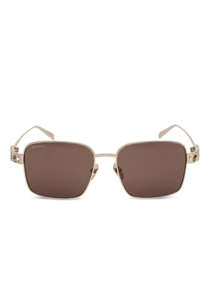 Gucci Eyewear square-frame sunglasses - Gold