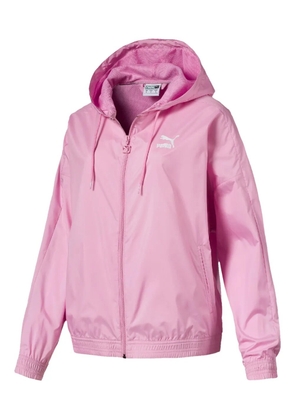 PUMA Essentials hooded windbreaker jacket - Pink