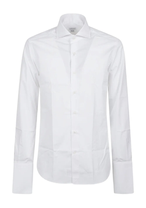 Orian point-collar cotton shirt - White