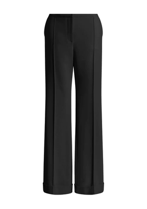 Alberta Ferretti concealed-fastening trousers - Black