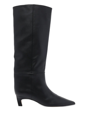 ANGEL ALARCON 50mm pointed-toe boots - Black
