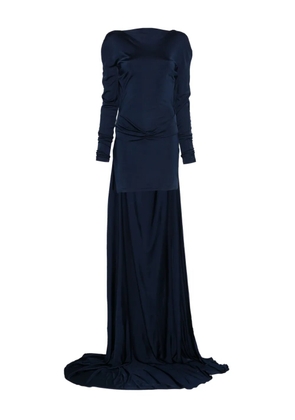 David Koma knot-detail dress - Blue