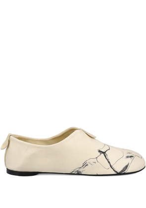 Loro Piana Floaty graphic-print loafers - Neutrals