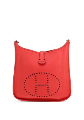 Hermès Pre-Owned 2012 Evelyne III perforated-adjustable crossbody bag - Red