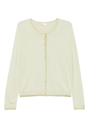 LIU JO fine-knit cardigan - Green