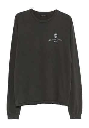 SCHAEFFER'S GARMENT HOTEL logo-print T-shirt - Grey