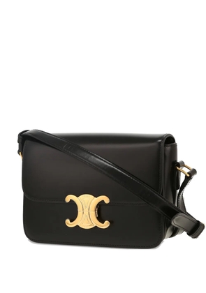 Celine Pre-Owned 2020s Triomphe Teen leather mini bag - Black