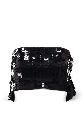 P.A.R.O.S.H. sequin-embellishment belt - Black