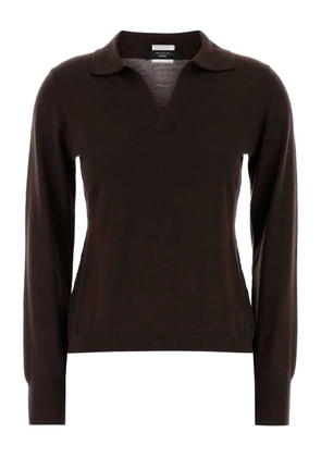 Weekend Max Mara long-sleeve V-neck T-shirt - Brown