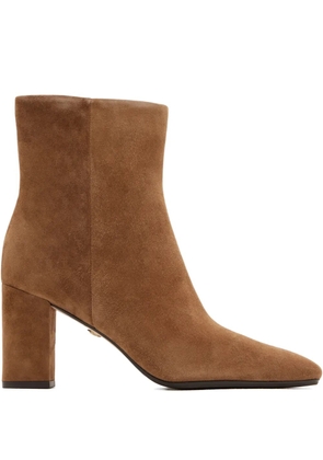 Veronica Beard 70mm Cera suede ankle boots - Brown