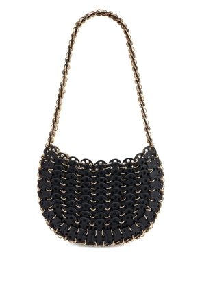 Rabanne 1969 Moon flip iconic discs shoulder bag - Black