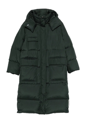 Marc O'Polo hooded zip-up oversized coat - Green
