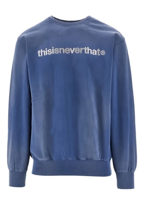 This Is Never That logo-print sweatshirt - Blue
