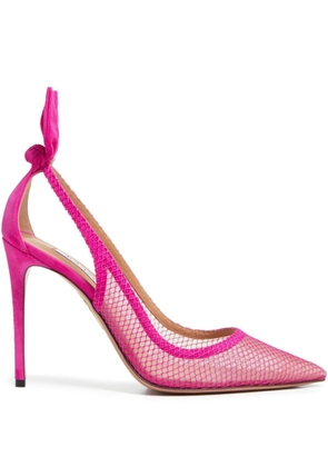 Aquazzura 105mm bow-detail pumps - Pink