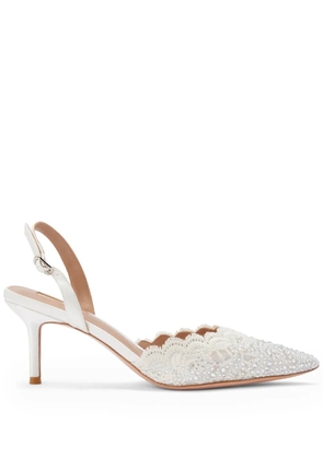 NICOLI 70mm Rimini pumps - White