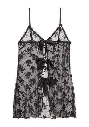 Fleur Du Mal Untie Me nightdress - Black