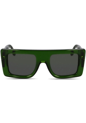 Victoria Beckham Eyewear logo-plaque sunglasses - Green