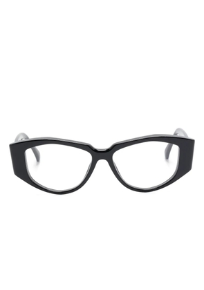 Max Mara Eyewear oval-frame glasses - Black
