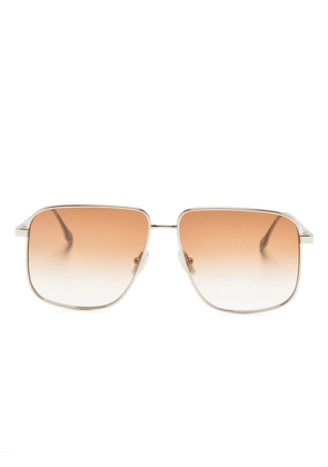 Victoria Beckham Eyewear pilot-frame sunglasses - Gold