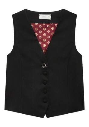 MALIPARMI button-fastening waistcoat - Black