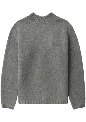 We11done open-back wool jumper - Grey