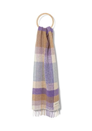 Sessùn checked scarf - Purple