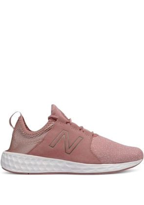 New Balance speckled suede trainers - Pink
