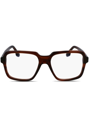 Victoria Beckham Eyewear oversize-frame glasses - Brown