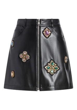 Cinq A Sept Baroque patches genevieve skirt - Black