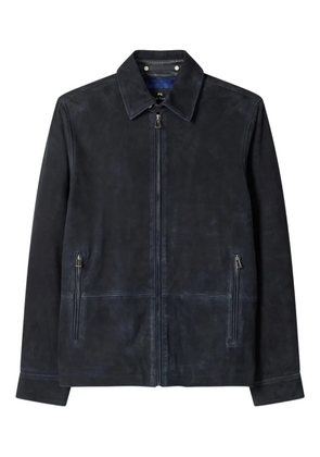 PS Paul Smith zip suede jacket - Blue