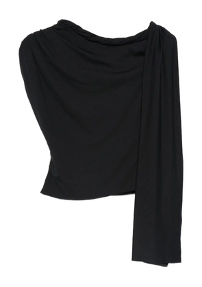 AXEL 113 Tiana twisted one-shoulder top - Black