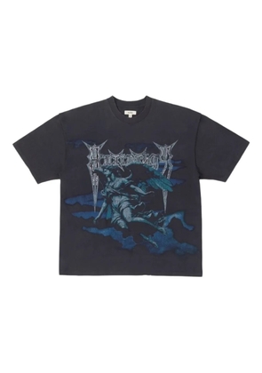 BLDG4 Archaic rhinestone T-shirt - Black