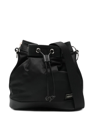 Porter-Yoshida & Co. drawstring tote bag - Black