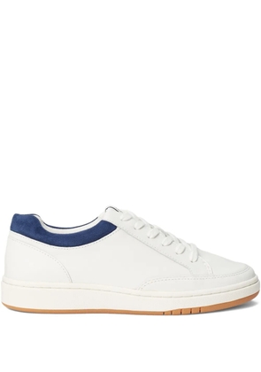 Lauren Ralph Lauren Hailey leather sneakers - White
