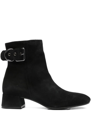 Carmens buckle-detail square-toe ankle boots - Black