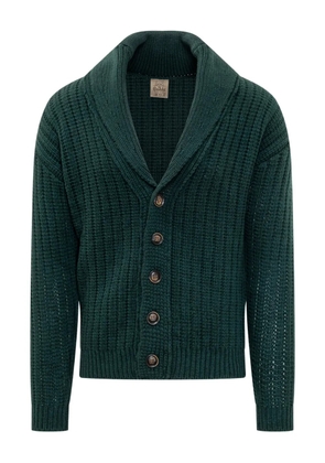 RAKKI shawl-collar cardigan - Green