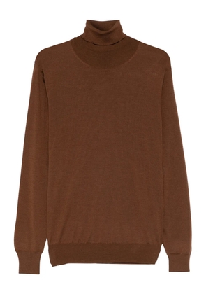 Dell'oglio roll-neck sweater - Brown