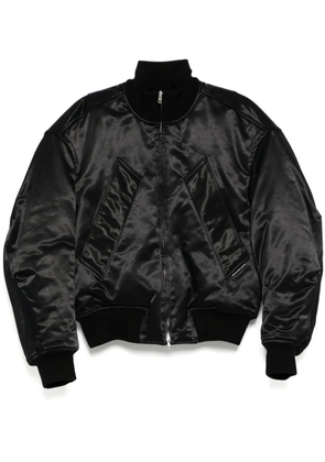 Alexander Wang sateen bomber jacket - Black