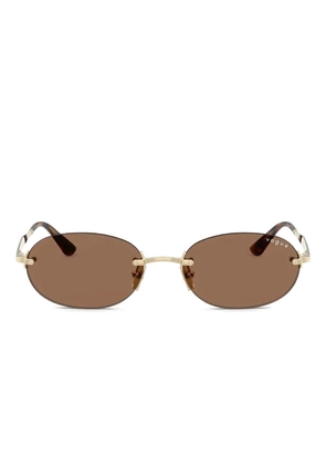 Vogue Eyewear oval-frame sunglasses - Gold