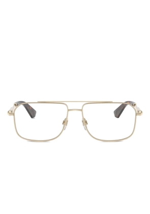 Burberry Eyewear rectangle-frame glasses - Gold