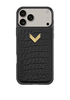VELANTE card-slot iPhone 17 Pro case - Black
