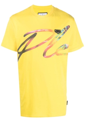 Philipp Plein SS Signature cotton T-shirt - Yellow