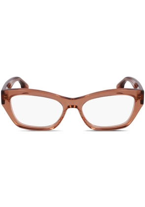 Victoria Beckham Eyewear translucent-design glasses - Pink