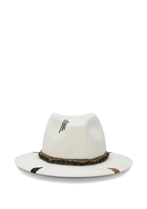 THE HAT GANG embroidered-motif hat - White