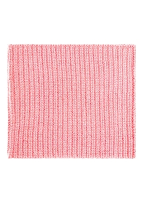 BOMPARD 12-ply ribbed choker snood - Pink
