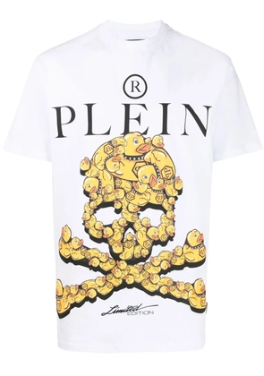 Philipp Plein skull-print T-shirt - White