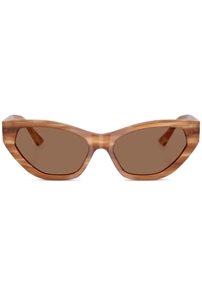 Jimmy Choo Eyewear cat-eye frame sunglasses - Brown