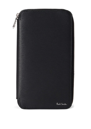 Paul Smith zip-around leather wallet - Black